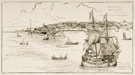 New York im Jahr 1673, aus 